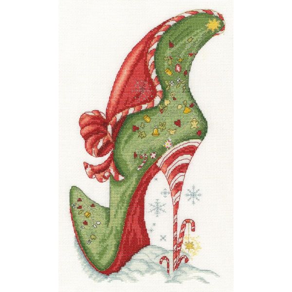 Kit Punto Croce Contato Bothy Threads "Candy Canes"", XSK21, 18X30Cm"-image