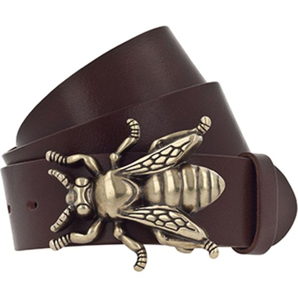 Vanzetti Pelle Cintura 40Mm Leather Belt W90 Dark Brown Marrone Scuro-image