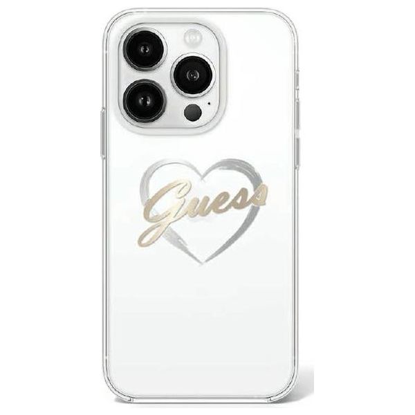 Guess Guhcp16Lhchgspt Iphone 16 Pro 6.3 PrzeźRoczysty/Transparent Hardcase Iml Cuore-image