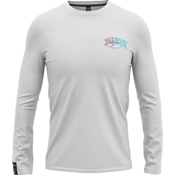 Hotspot Design T-Shirt Tuna Maniche Lunghe, S, Grigio-Multicolore, 010004801-image