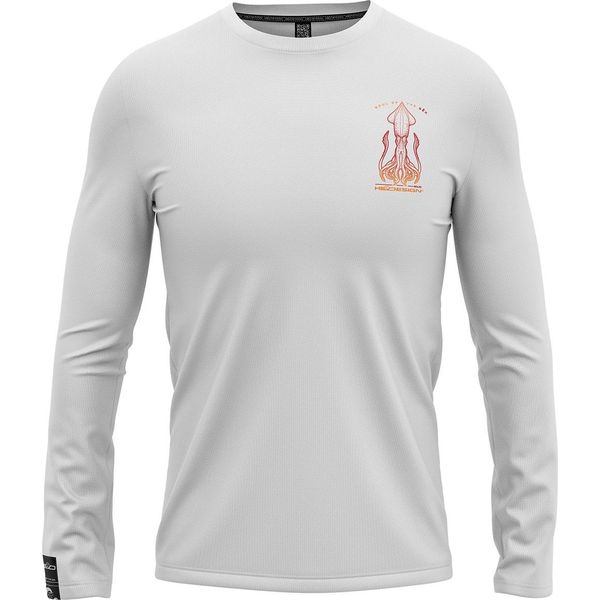 Hotspot Design T-Shirt Squid A Maniche Lunghe, S, Grigio-Multicolore, 010005101-image