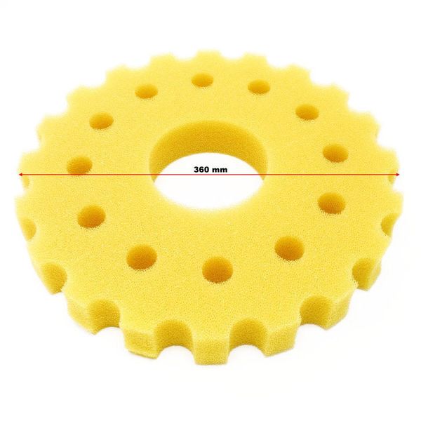 Ricambio Sunsun Per Filtro A Pressione Per Laghetto CPF-20000/30000 Spugna Gialla, Lampada Uvc Per Filtro A Pressione Per Laghetto, Efficiente Sistema Di Filtraggio Per Laghetto-image