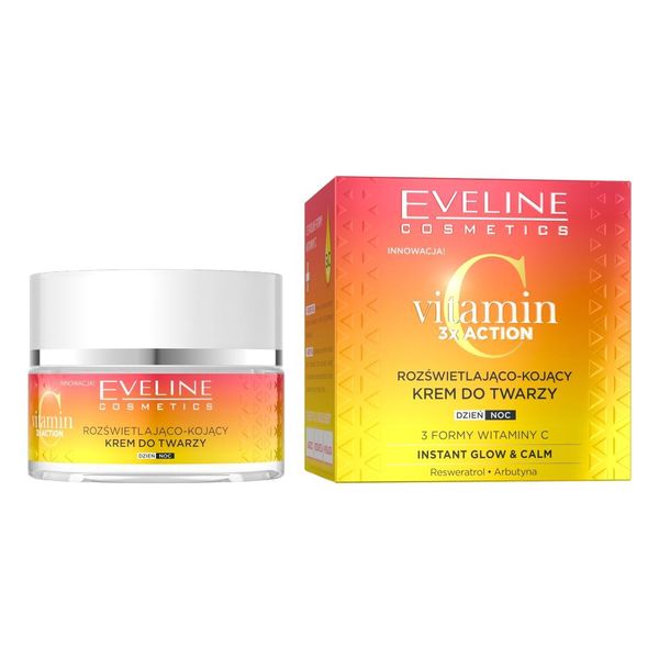 Eveline Crema Viso Illuminante E Lenitiva Alla Vitamina C 3X, 50 Ml-image
