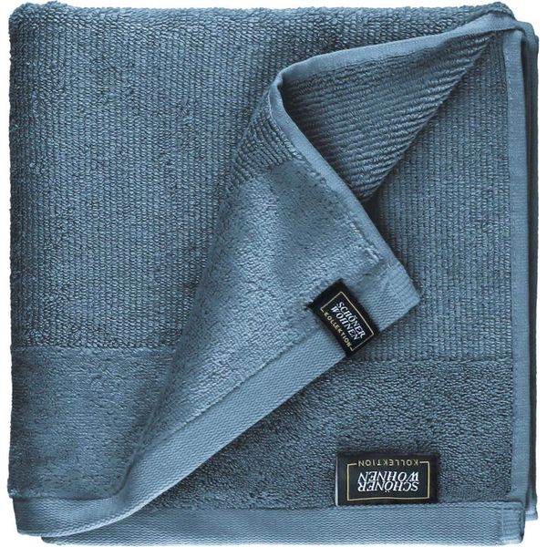 Collezione SchÖNer Wohnen Asciugamano Sense Blu 50 X 100 Cm-image