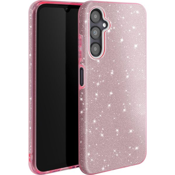 Avizar, Custodia In Silicone Scintillante Per Samsung A05S - Ultrasottile E Antiurto, Rosa-image