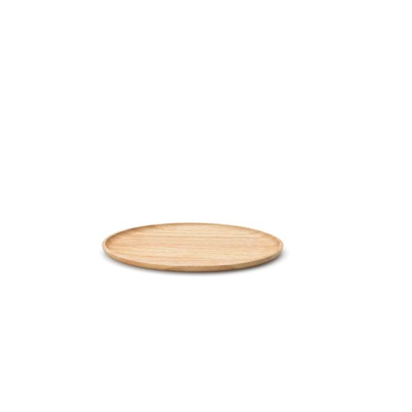 Continenta Gmbh Tablett Oval, Gummibaum 23,5X15,5X1,2Cm 3284-image