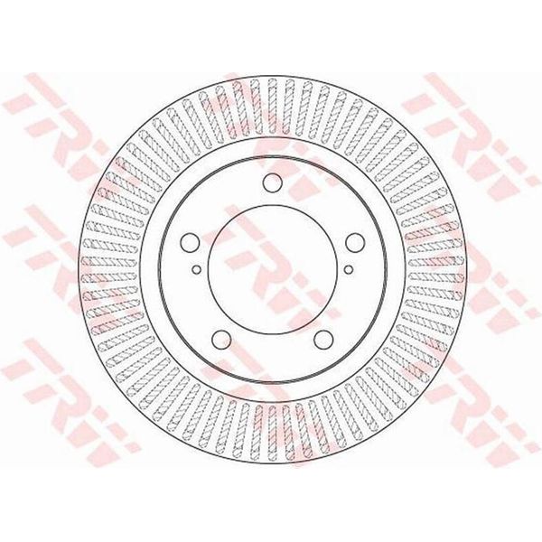 2X Disco Freno Trw DF6239S Per Toyota Land Cruiser (VDJ20_ UZJ20_) 83 3Mm-image