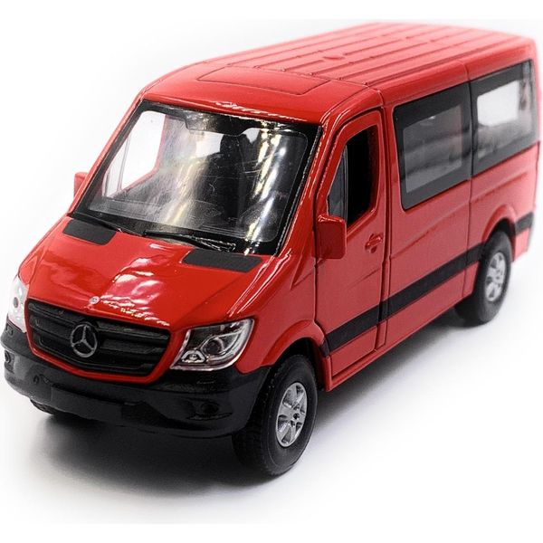 Onwomania Mercedes Benz Sprinter Finestra Colore Casuale! Modello Di Auto In Scala 1:34-image