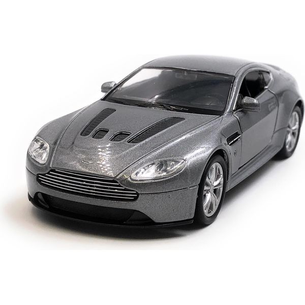 Onwomania Modellino Auto Aston Martin V12 Vantage Auto Sportiva Grigia Scala 1:34-39-image