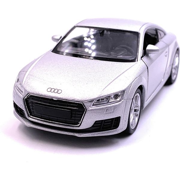 Onwomania Audi Tt Compatto Modello Di Auto Sportiva Argento Mst. 1:34-image