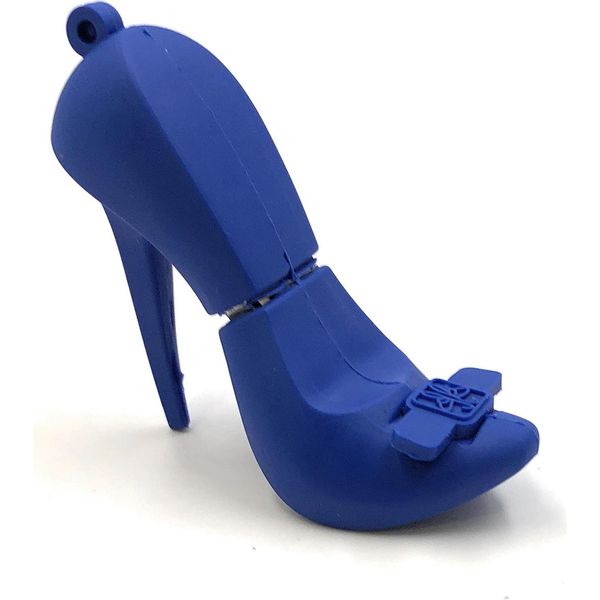 Onwomania Pumps High Heel Schuh In Blau Divertente Chiavetta Usb 8 Gb Usb 2.0-image