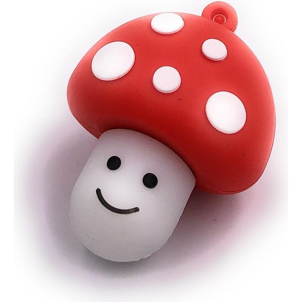 Onlineworld2013 Fungo Cibo In Rosso Divertente Chiavetta Usb 128 Gb Usb 3.0-image