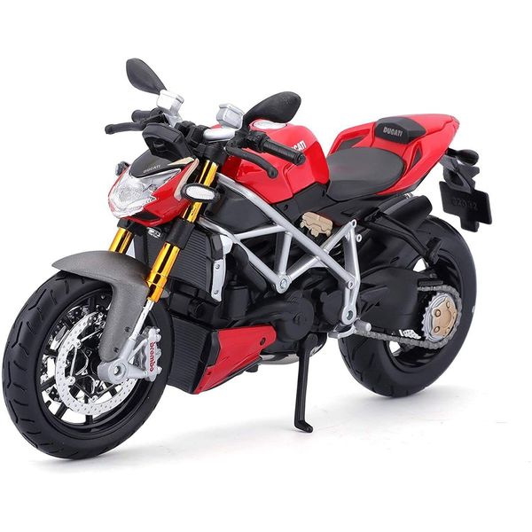 Maisto 5-11024 - Modellino Di Moto - Ducati Mod. Streetfighter S (Nero-Rosso, Scala 1:12)-image