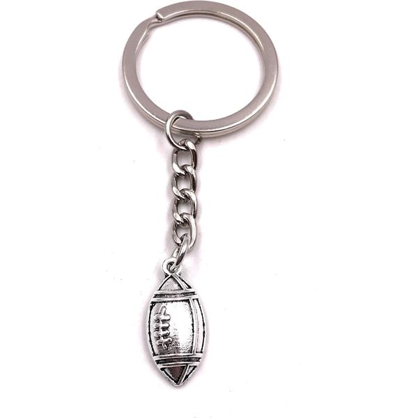 Onwomania Portachiavi Calcio Ballsport Squadra Argento Ciondolo Portachiavi-image