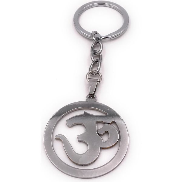 Onwomania Portachiavi Om Indù Buddismo Yoga Goa Ciondolo In Argento Portachiavi-image