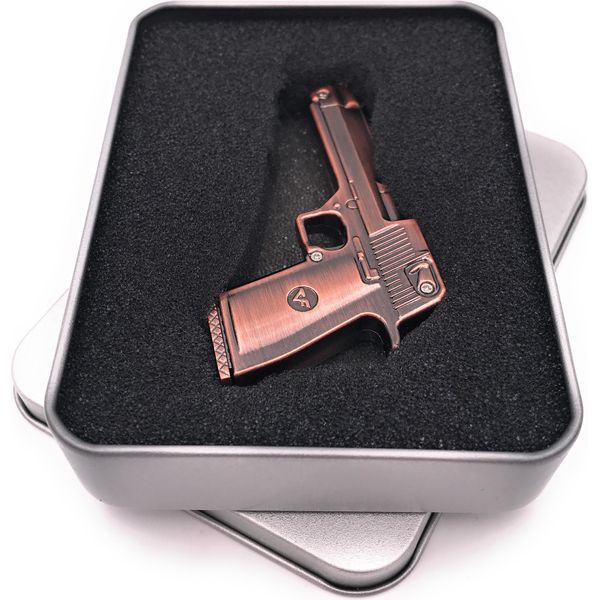 Onwomania Pistola Cromata Chiavetta Usb In Confezione Regalo Di Alluminio 16 Gb Usb 2.0-image