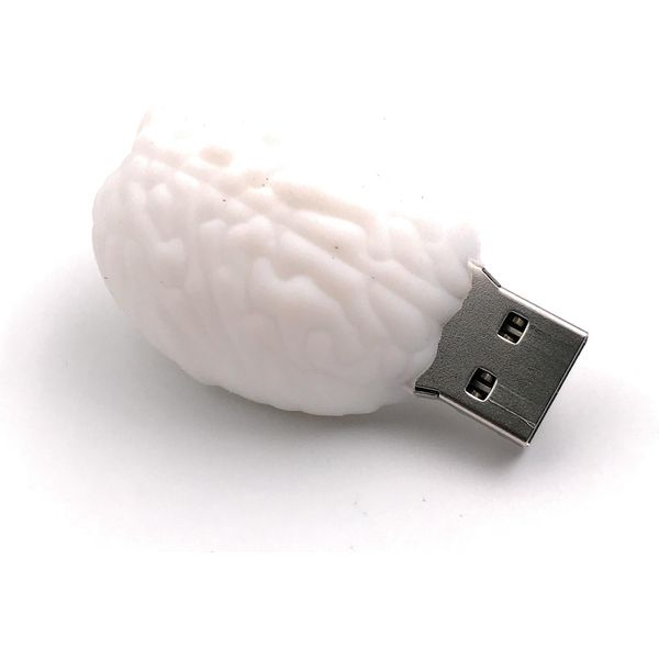 Onwomania Brain Pensare Bianco Unità Flash Usb 64 Gb Usb 2.0-image