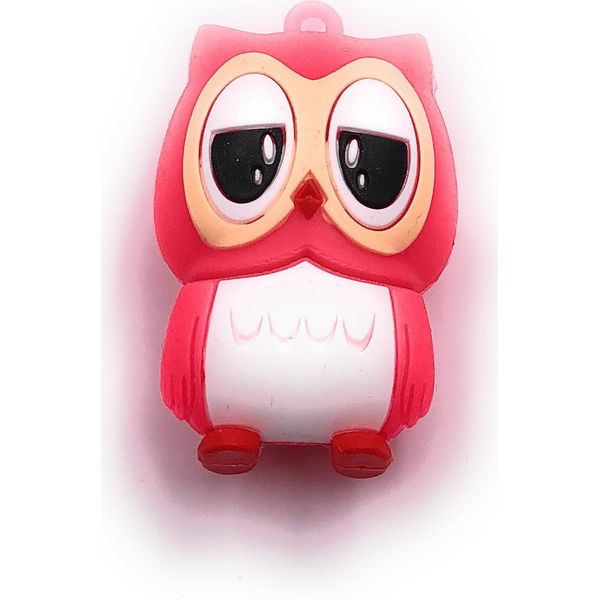 Onwomania Simpatico Gufo In Rosa Uccello Divertente Chiavetta Usb 16 Gb Usb 2.0-image