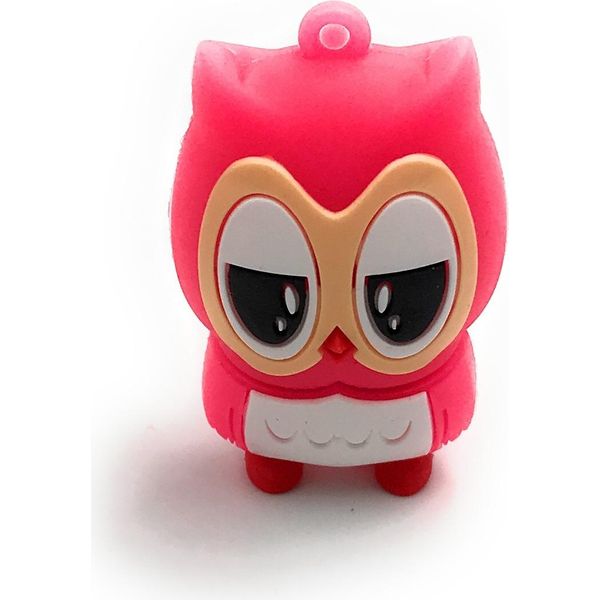 Onlineworld2013 Gufo Aquila Gufo Uccello Foresta Gufo Occhi Grandi Rosa Divertente Chiavetta Usb 64 Gb Usb 3.0-image