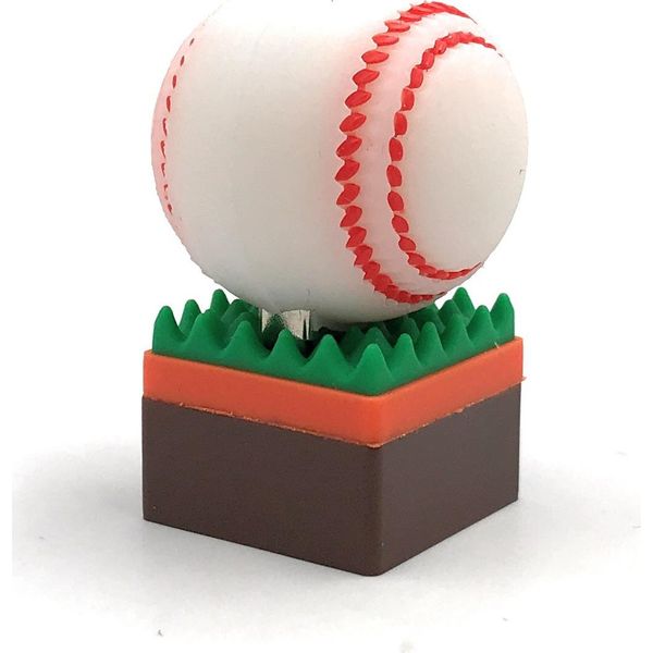 Onlineworld2013 Palla Da Baseball Su Prato Squadra Sportiva Divertente Chiavetta Usb 64 Gb Usb 3.0-image