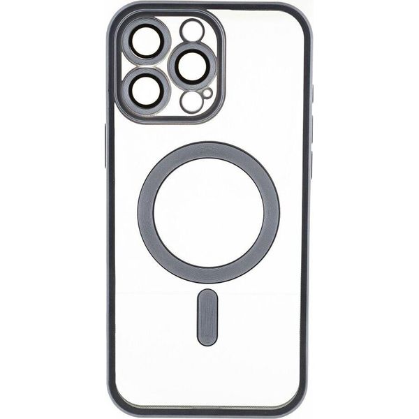 Cover Magsafe Con Protezione Della Fotocamera Compatibile Con Samsung Galaxy S25 Ultra Blu Scuro-image