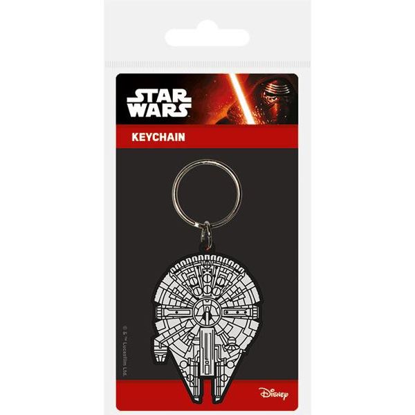 Portachiavi In Gomma Star Wars/Millenum Falcon-image