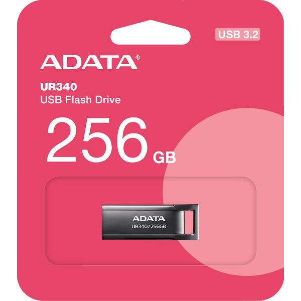 Adata Adata UR340 Unità Flash Usb 256 Gb Usb Type-A 3.2 Gen 1 (3.1 Gen 1) Nero-image
