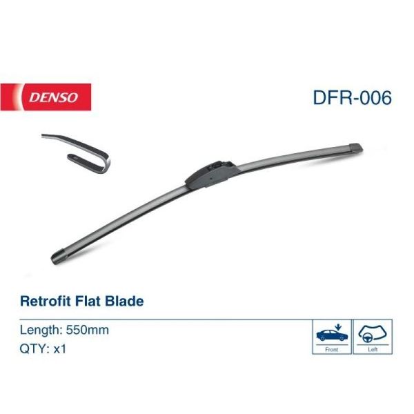 Denso Spazzola Tergicristallo, Lato Passeggero, Lato Conducente DFR-006-image