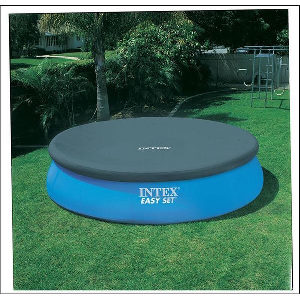 Intex Easy Set Pool Cover - Telone Di Copertura Per Piscine - Ø 244 Cm - Per Piscine Easy Set-image
