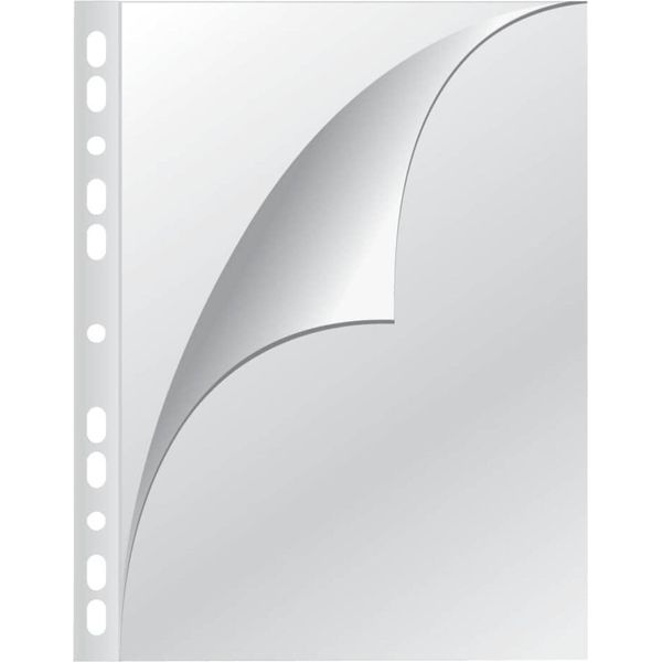 Q-Connect® KF00424 Copertina Per Opuscoli A4 Con Apertura Superiore/Sinistra 80 Grana, 100 Pezzi-image