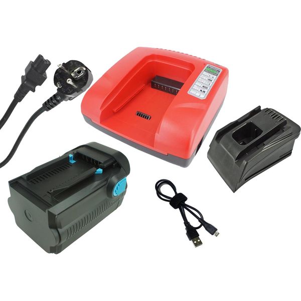Batteria Powersmart 36V 4500Mah Per Hilti Wsr 36A, Te 7-A, Te 7A, Wsc 7.25-A36, Wsc 7.25A 36, B36/3.9 Con Caricatore-image
