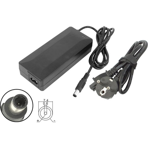 Alimentatore Powersmart 42V 2A Per Pedelec 36V, E-Bike, Caricatore Di Ricambio (Spina 7,4 Mm E Pin Piccolo)-image