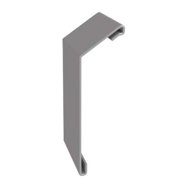 Profilo Di Base C2 In Alluminio Renoplast Per Battiscopa, Connettore, 8X5 Cm, Grigio-image