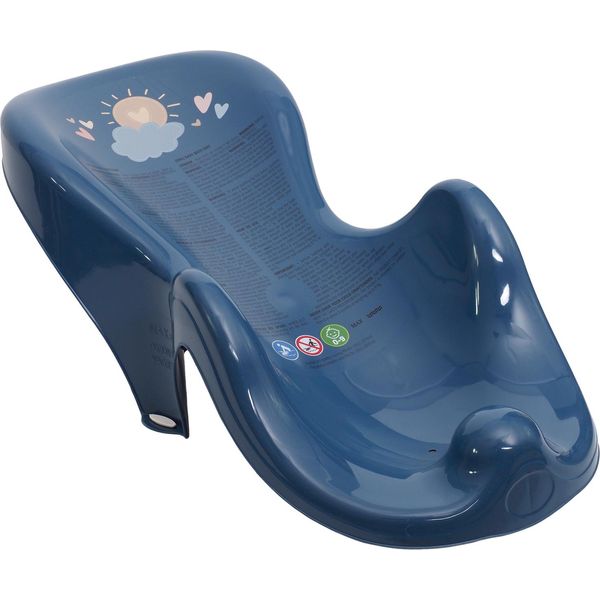 Lettino Da Bagno Antiscivolo Meteo Blu-image