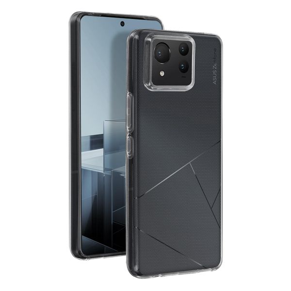 Avizar, Cover Per Asus Zenfone 11 Ultra, Silicone Morbido, Protezione Fotocamera, Trasparente-image