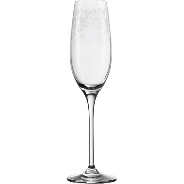 Bicchiere Da Champagne Leonardo Chateau, Bicchiere Da Prosecco, Bicchiere Da Champagne, Bicchiere Nobile Con Incisione, 210 Ml, 61590-image