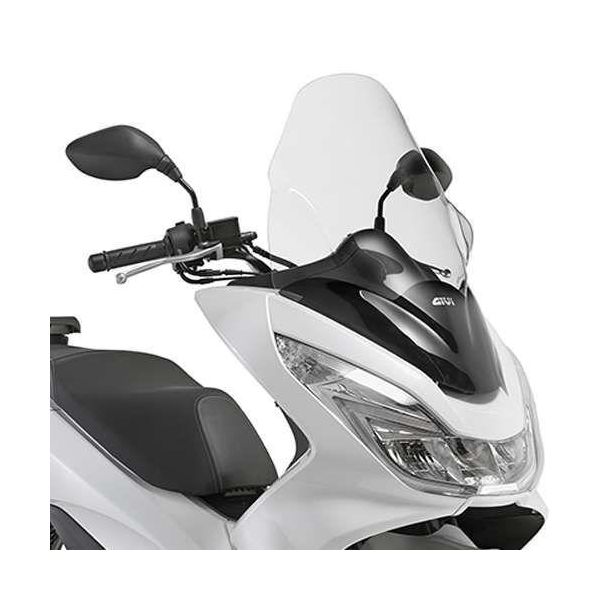 Parabrezza Givi D1136STG Trasparente, 630 Mm X 435 Mm, Con Abe Per Vari Modelli Honda-image
