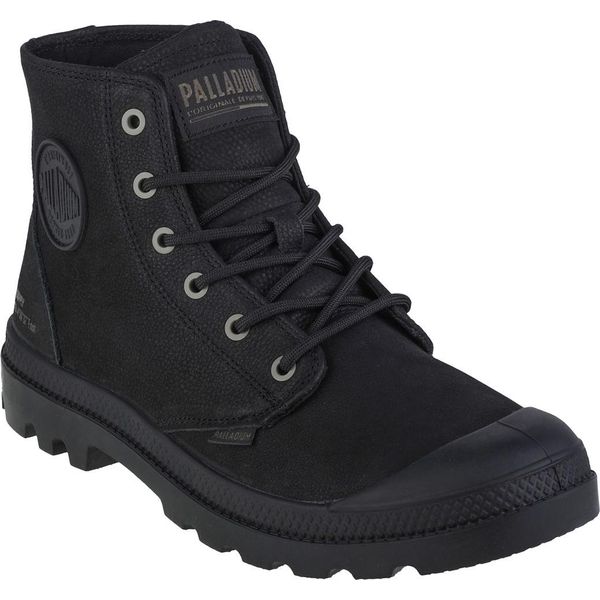 Palladium Pampa Hi Supply Lth 77963-001-M, Scarpe Da Ginnastica, Unisex, Nero, Taglia: 37-image