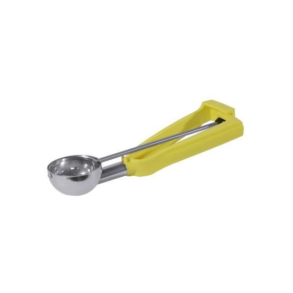 Porzionatore In Acciaio Inox 18/10, Con Manico In Nylon Colorato, Resistente Alla Temperatura Di +85°C, Lavabile In Lavastoviglie, Con Meccanismo A Molla Integrato Brevettato, Misure Con Codice Colore-image