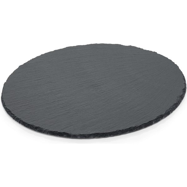 Lastra Di Ardesia Naturale, Non Rivestita, Ø 30-38 Cm Selezionabile : Lastra Di Ardesia Naturale, Ø 30 Cm Variante: Lastra Di Ardesia Naturale, Ø 30 Cm-image