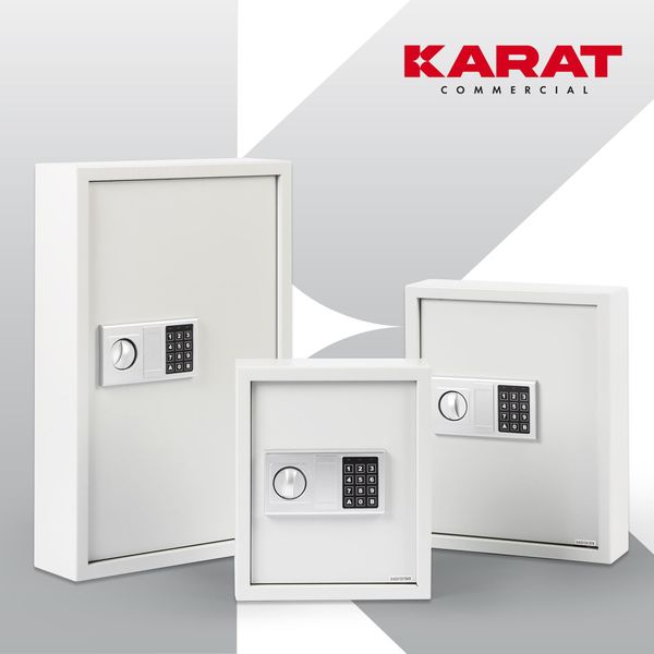 Cassaforte Con Serratura Elettronica Cassetta Portachiavi, 36 X 12 X 45 Cm-image