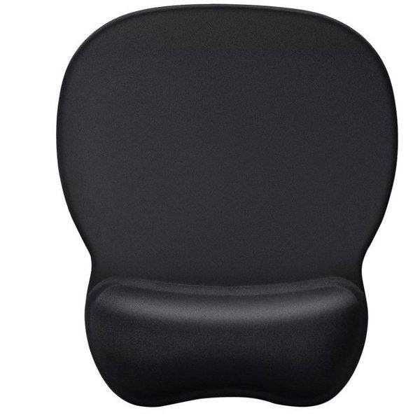 Inf Tappetino Per Mouse Ergonomico Con Poggiapolsi Nero-image