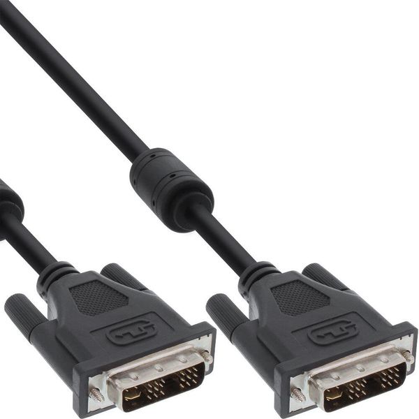 Inline® 17793 Cavo DVI-I, Digitale/Analogico, 24+5 Maschio/Maschio, Dual Link, 3M-image