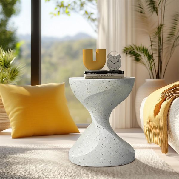 Wisfor Tavolino Elegante, Terminale Del Divano, Comodino, Tavolino Da Salotto, 37,5X50Cm-image