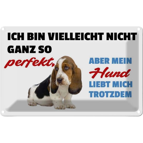 Vianmo Insegna Di Latta 20X30 Cm Mein Hund Liebt Mich Trotzdem-image
