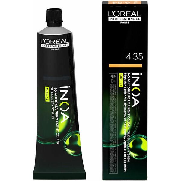 L'oreal Professionnel Paris Inoa No Ammonia Permanent Color #4.35 60 G-image