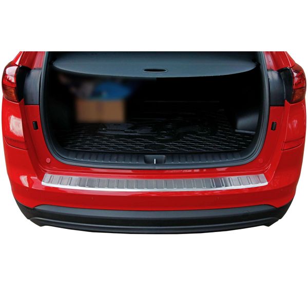 Protezione Paraurti Opaca In Acciaio Inox Per Hyundia Tucson Iii Facelift | 2018-2020-image