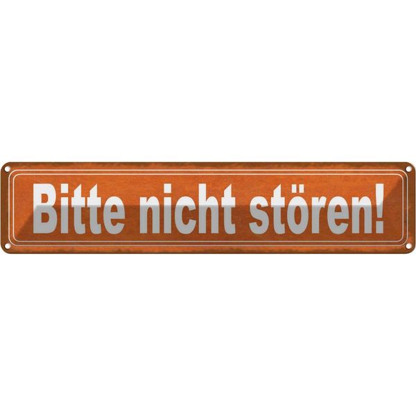 Vianmo Insegna Di Latta 10X46 Cm Bitte Nicht StöRen-image