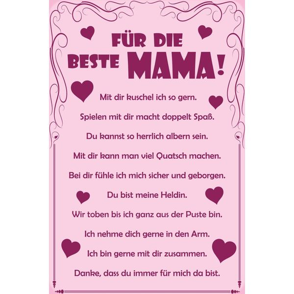 Vianmo Insegna In Legno 18X12 Cm FüR Die Beste Mama-image