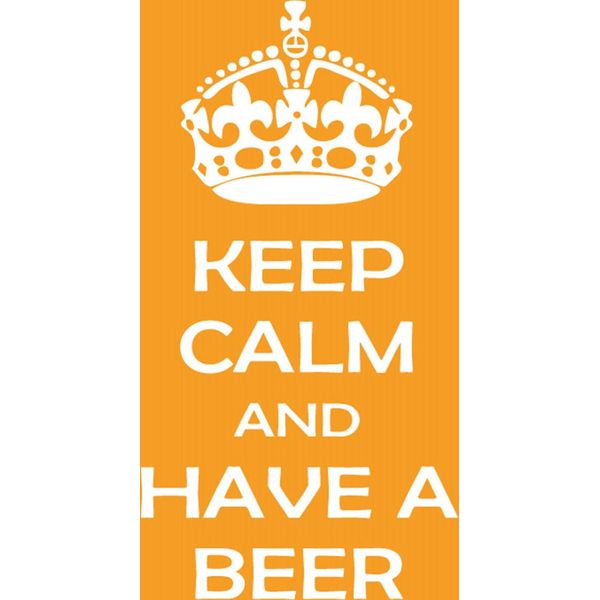 Vianmo Insegna In Legno 30X20 Cm Keep Calm And Have A Beer-image